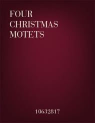 Four Christmas Motets SATB Choral Score cover